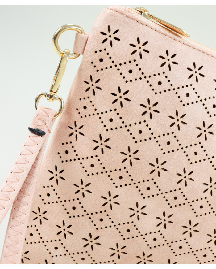 Clutch Rosa de Senhora Perfurada