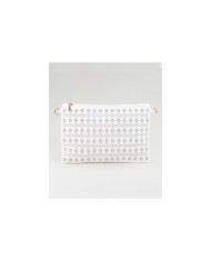 White Clutch of Lady Perforated