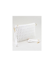 White Clutch of Lady Perforated