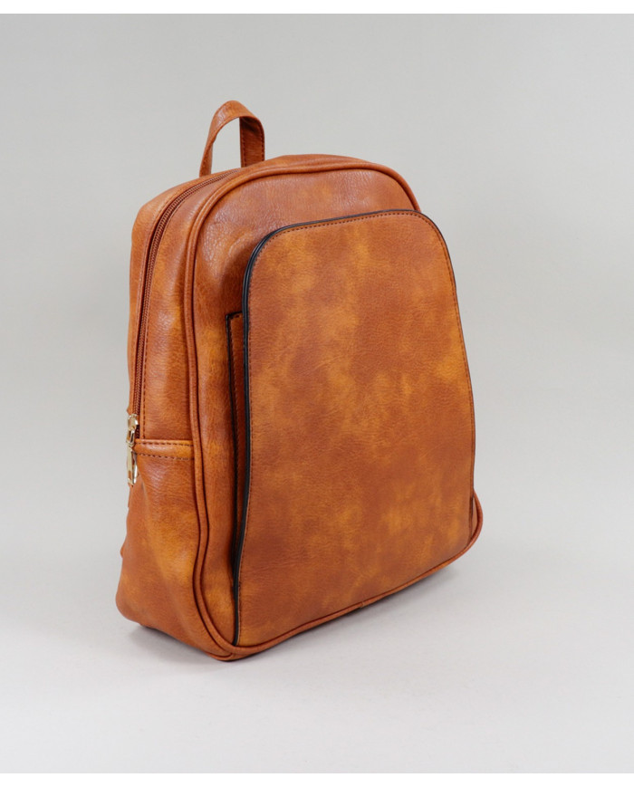 Simple Ladies Camel Backpack