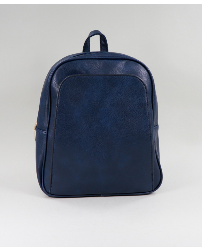 Mochila Azul de Senhora Simples