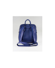 Damas Mochila azul con cierre
