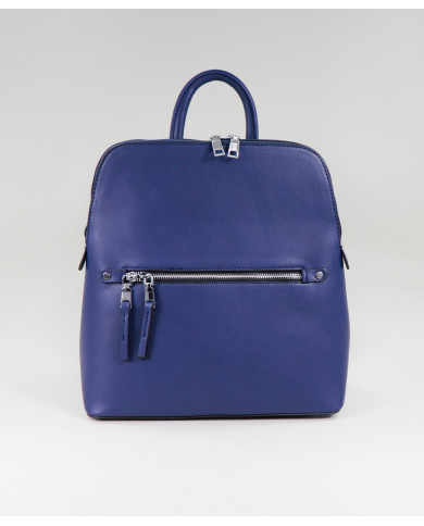 Ladies Blue Backpack with Clasp