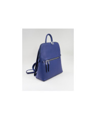 Mochila Azul de Senhora com Fecho