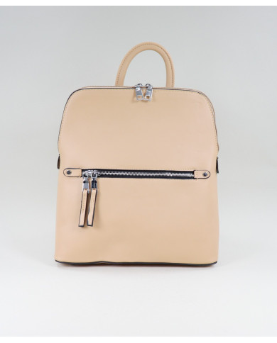 Mochila Taupe de Senhora com Fecho