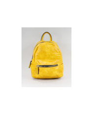 Mochila de mostaza para mujeres con broches