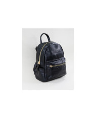 Damas Black Backpack con cierres