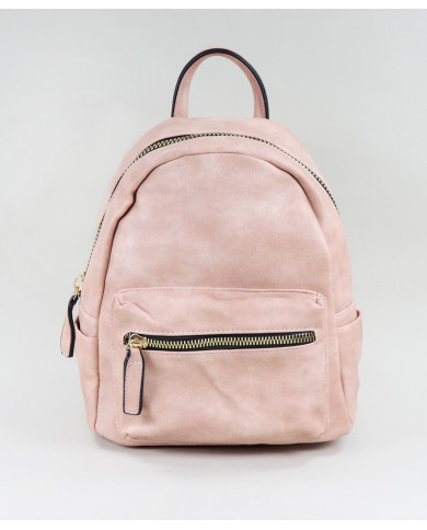 Damas Mochila rosa con cierres