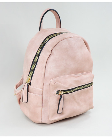 Ladies Pink Backpack with Clasps