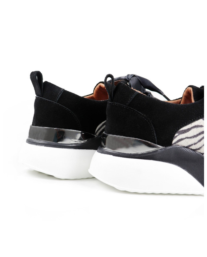 Sapatilhas de Mulher Ginova com Padrão Zebra