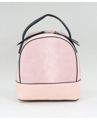 Ladies Pink Backpack with Texture