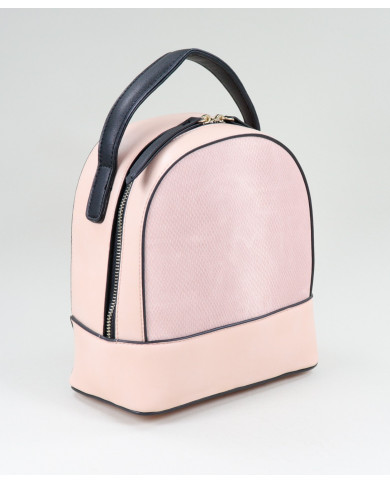 Mochila Rosa de Senhora com Textura