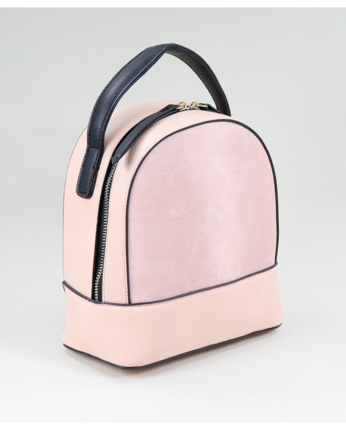 Mochila Rosa de Senhora com Textura