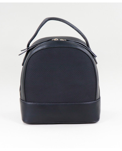 Damas Mochila negra con textura