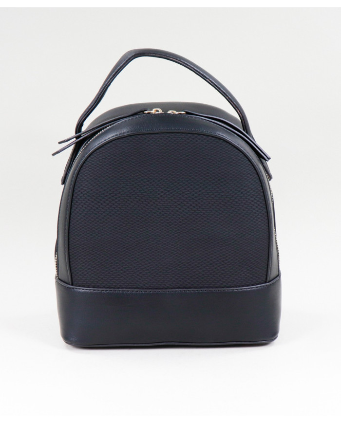 Damas Mochila negra con textura