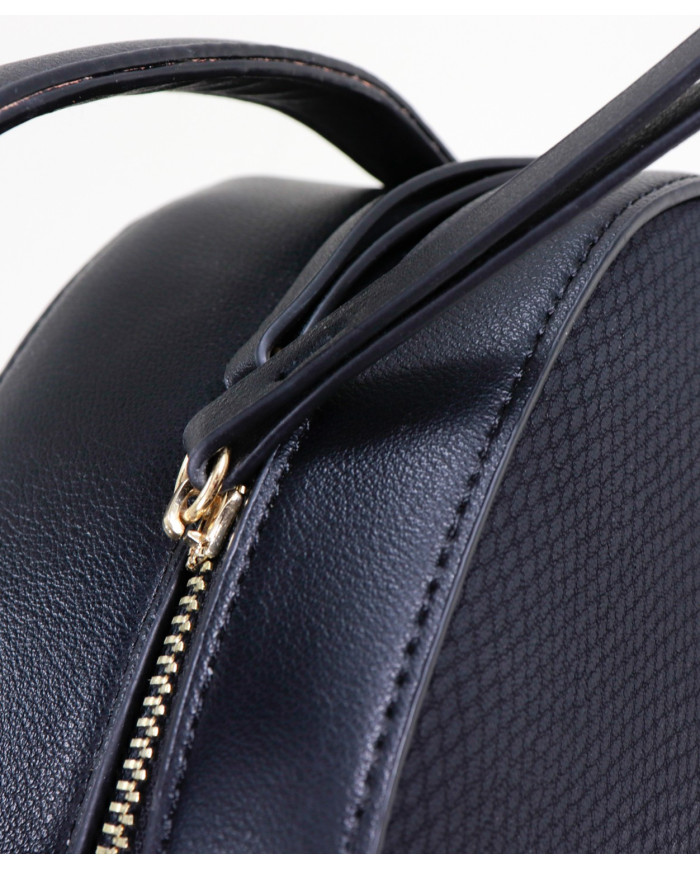 Mochila Preta de Senhora com Textura