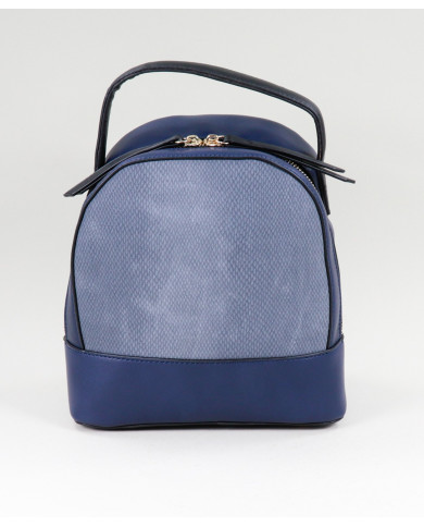 Lady Blue mochila con textura