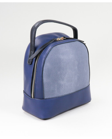 Lady Blue Backpack with Texture