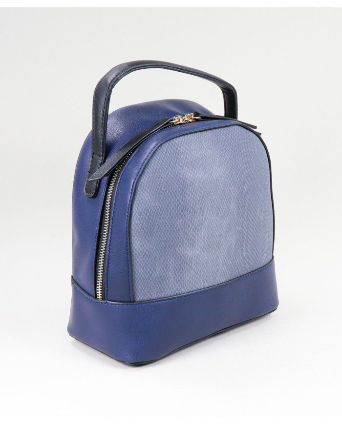 Lady Blue Backpack with Texture