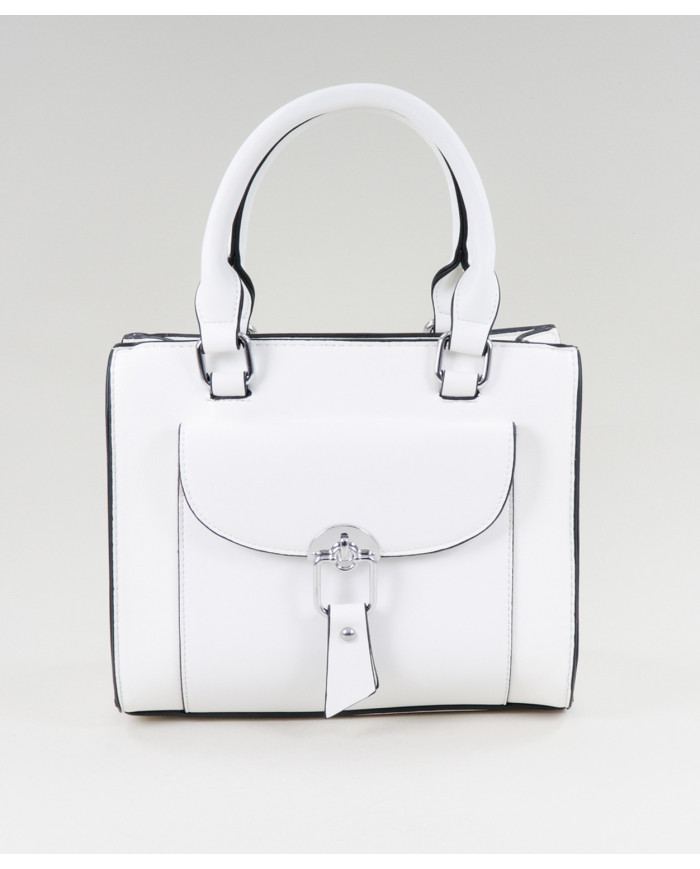 Ladies White Case with Silver Application