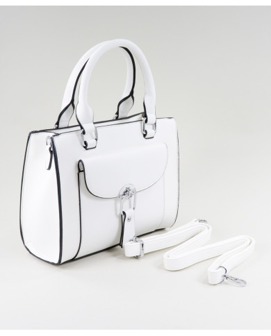 Ladies White Case with Silver Application