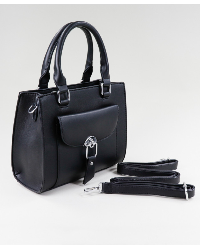 Ladies Black Case with Silver Application