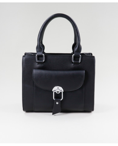 Ladies Black Case with Silver Application